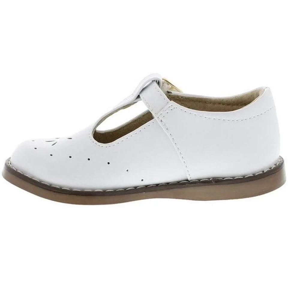 Footmates Sherry Mary Jane Shoe White