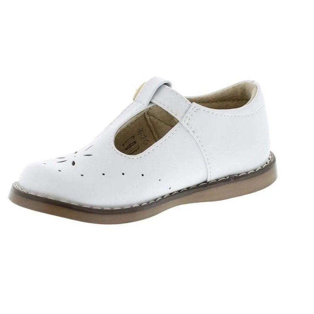 Footmates Sherry Mary Jane Shoe White