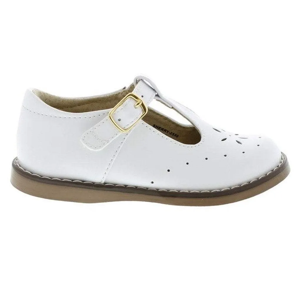 Footmates Sherry Mary Jane Shoe White