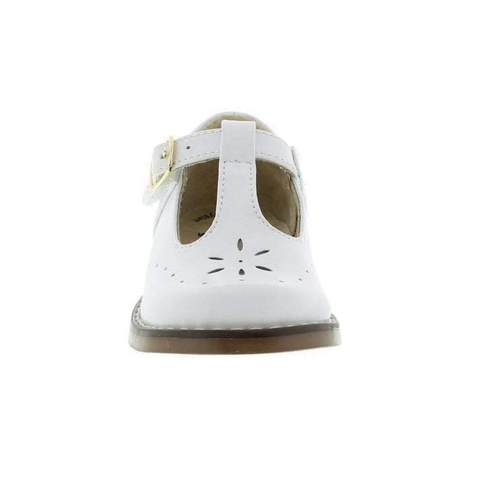 Footmates Sherry Mary Jane Shoe White
