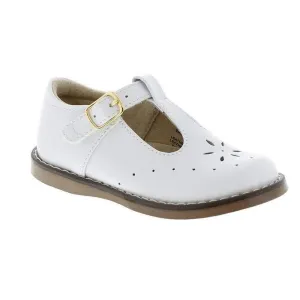 Footmates Sherry Mary Jane Shoe White