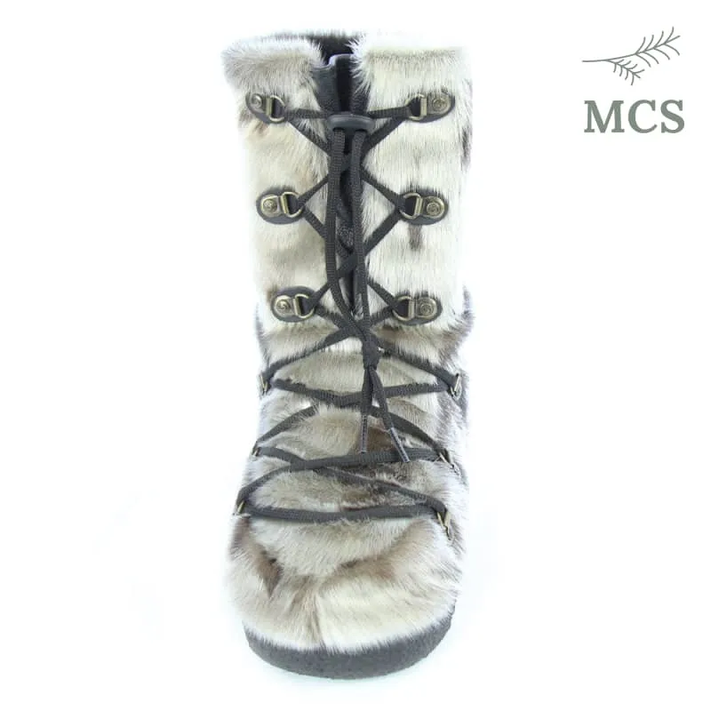 FOURRURES(FURS) GRENIER SEAL SKIN BOOTS WITH LEATHER JEANS MODEL