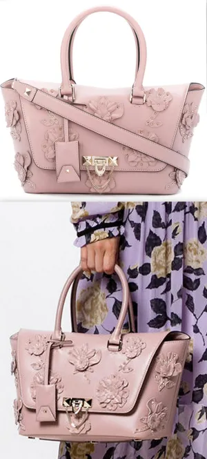 Garavani Demilune Flower Tote