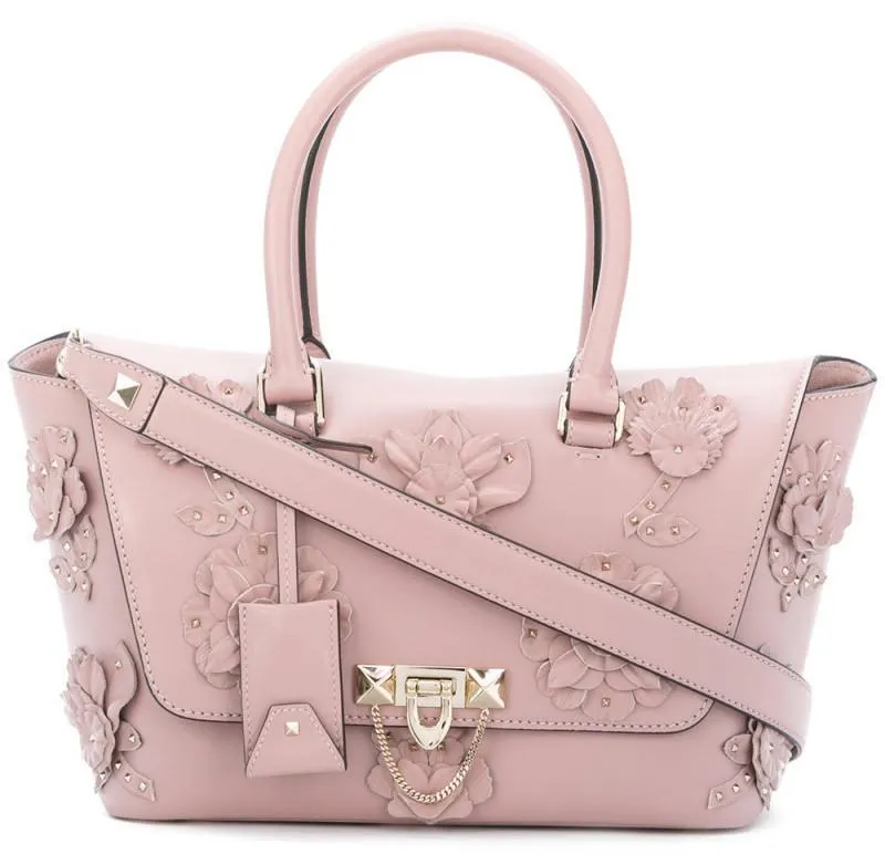 Garavani Demilune Flower Tote