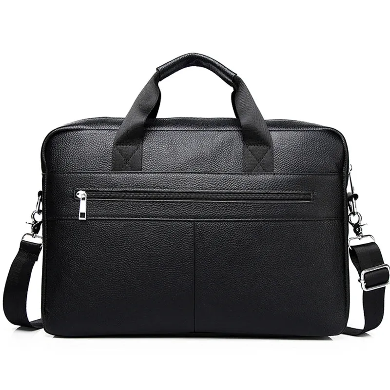 Genuine Leather Briefcases for Men Luxury Handbags Laptop Briefcase Bags