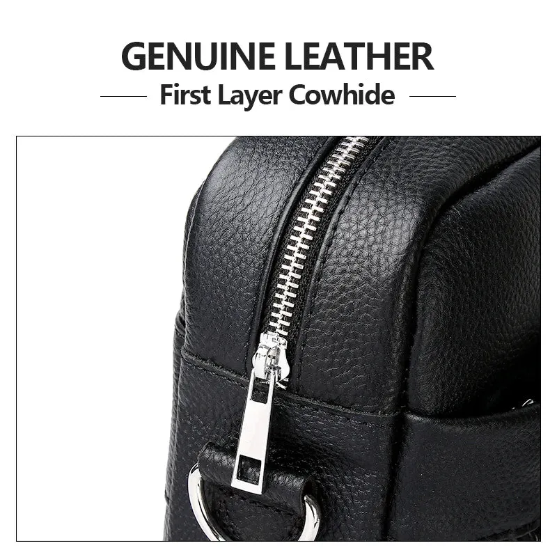 Genuine Leather Briefcases for Men Luxury Handbags Laptop Briefcase Bags