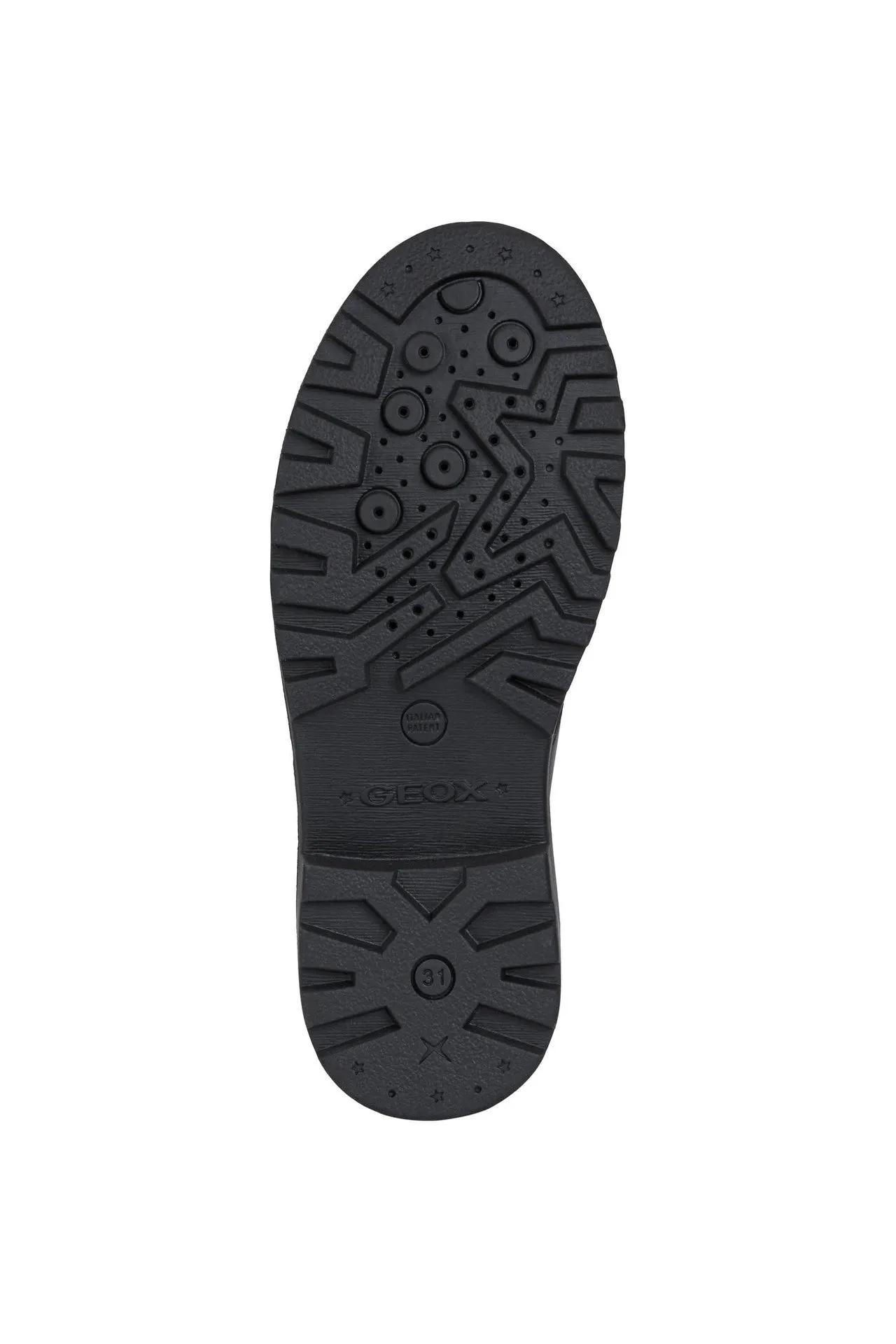 Geox School Shoes | Casey Lace Up | Black Leather