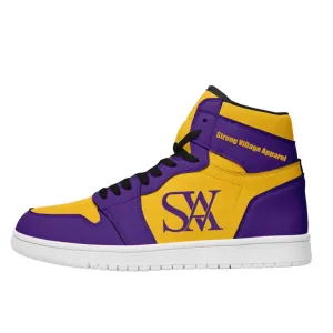 Gift Ideas,Personalized SVA Sneakers, Customized Stylish High-Top Shoes with Company logo AJ1H-23020117