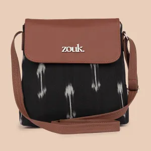 Ikat Arrow Flap Sling Bag