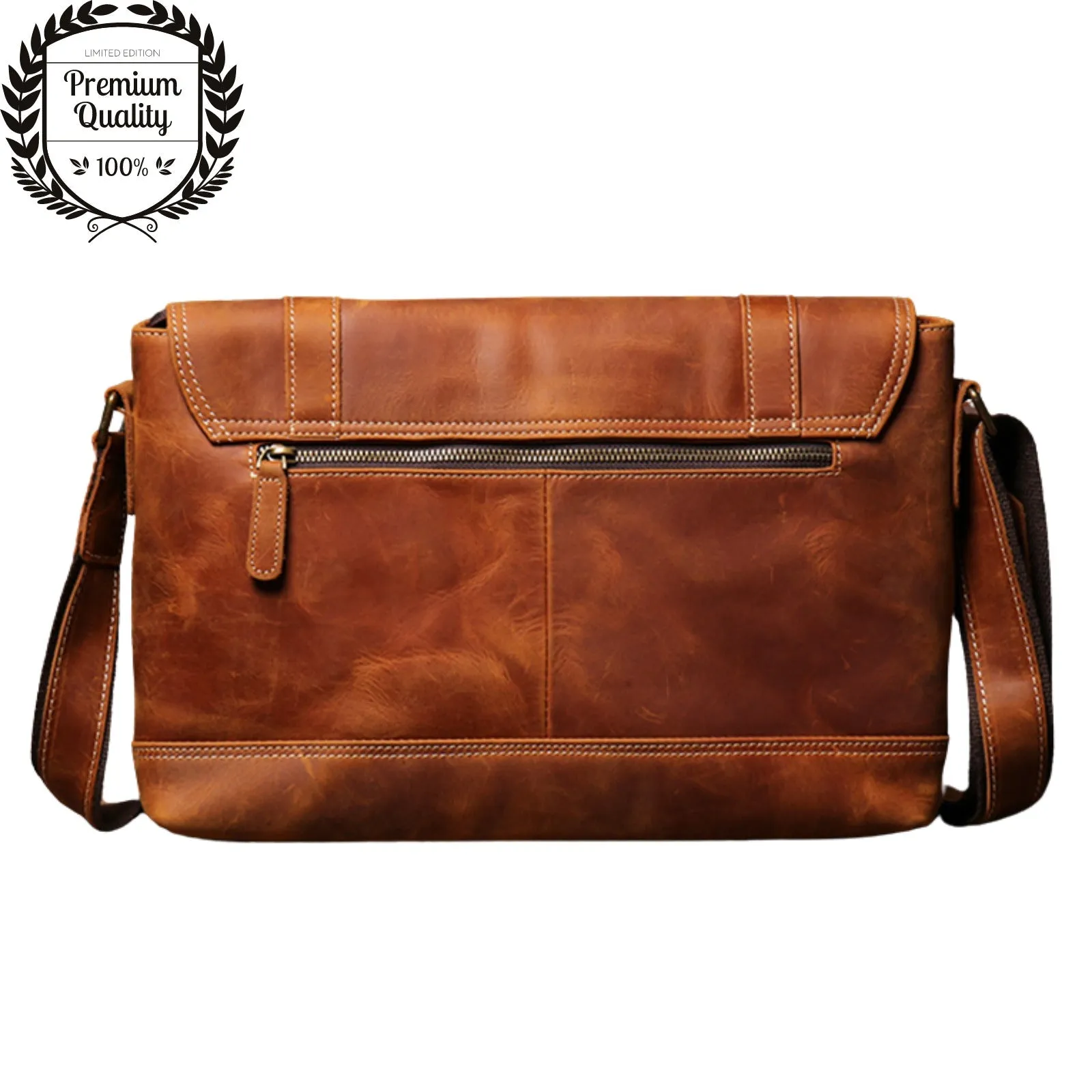 Ikolu Best Premium Pure Leather Laptop Bags for Men and Women