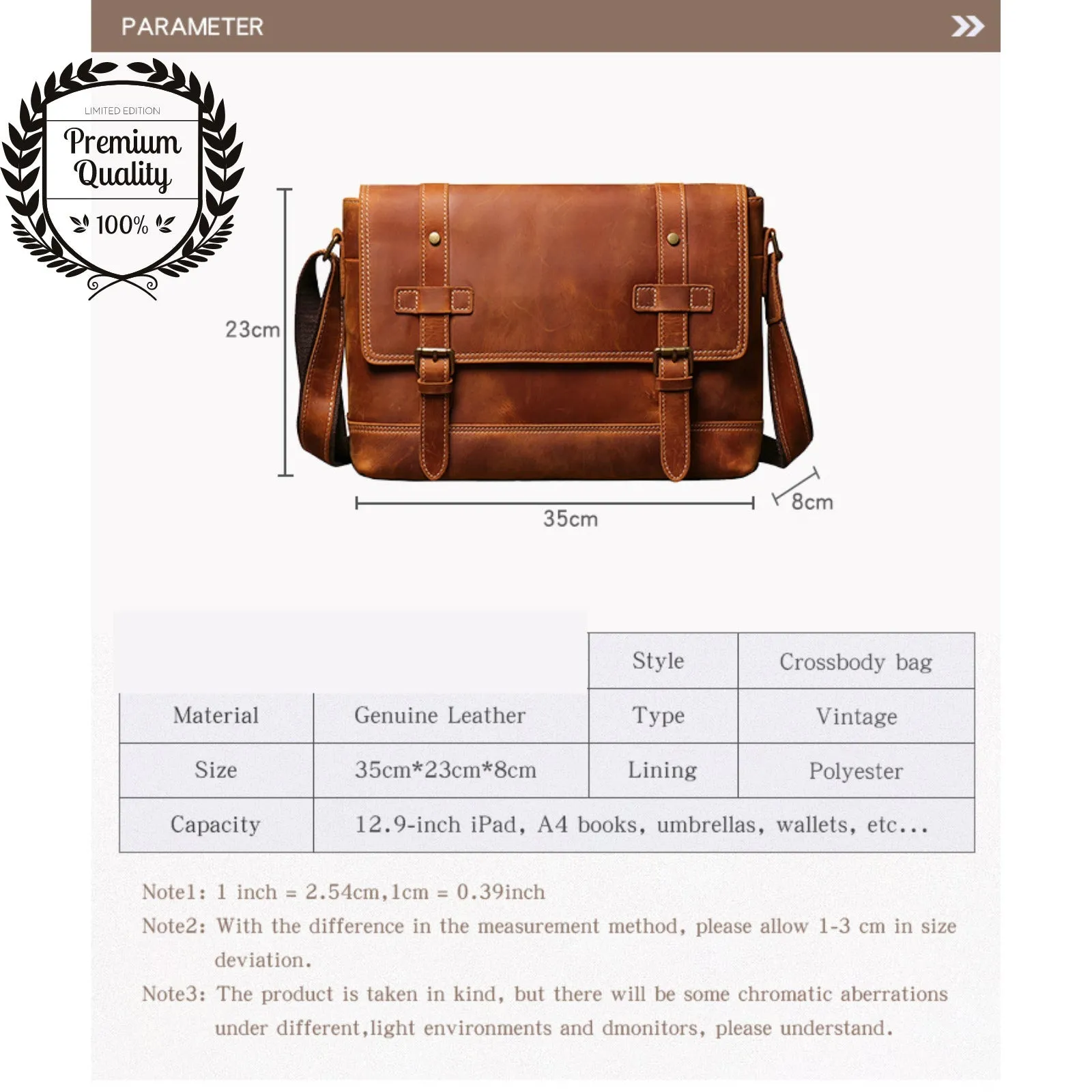 Ikolu Best Premium Pure Leather Laptop Bags for Men and Women