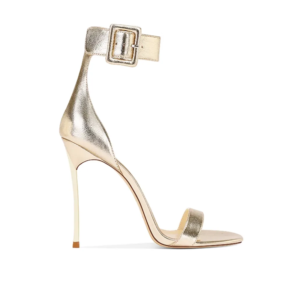 JAROE Ankle Strap High Heel Sandals - 10cm