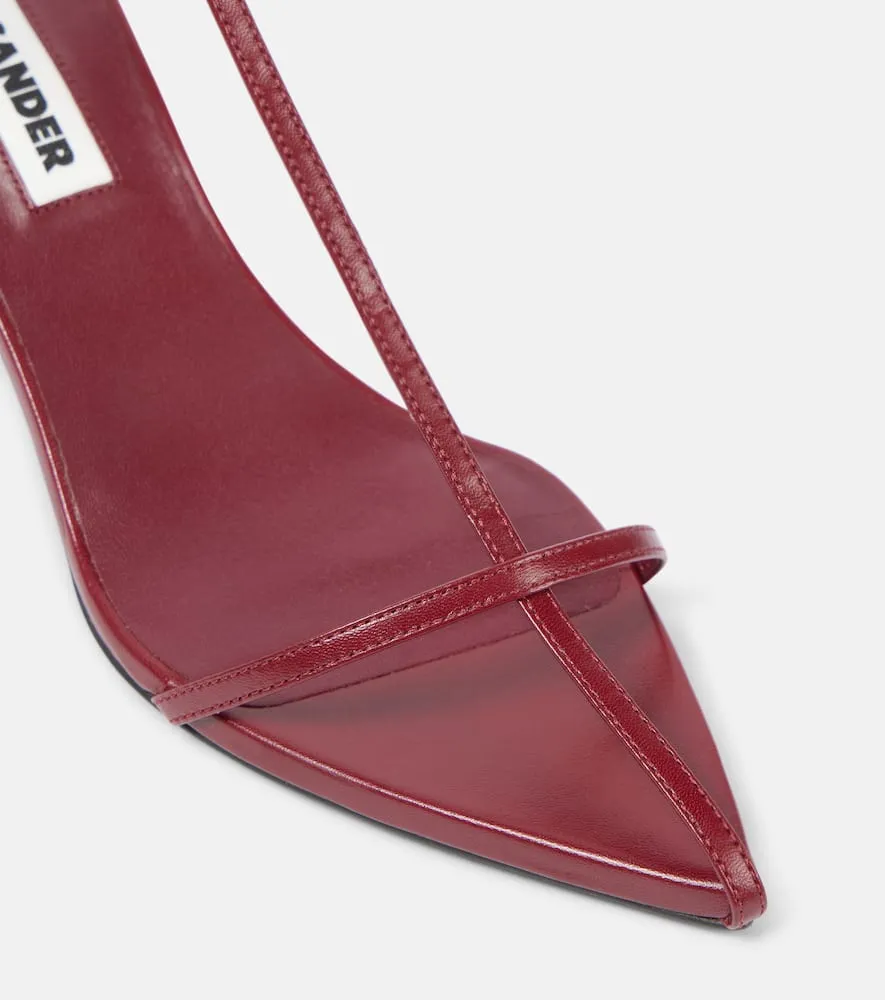 Jil Sander 65 leather sandals