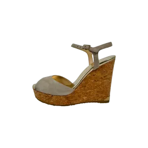 Jimmy Choo Perla Wedge Sandals (Size 39)