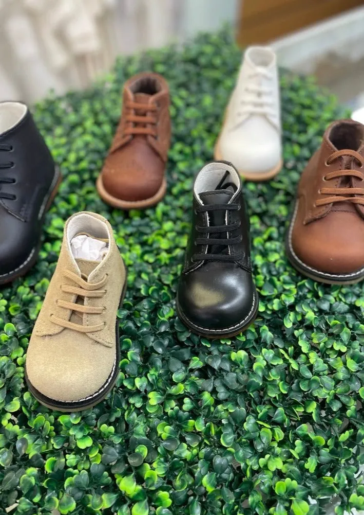 Josmo Logan Boys Leather Walking Shoes
