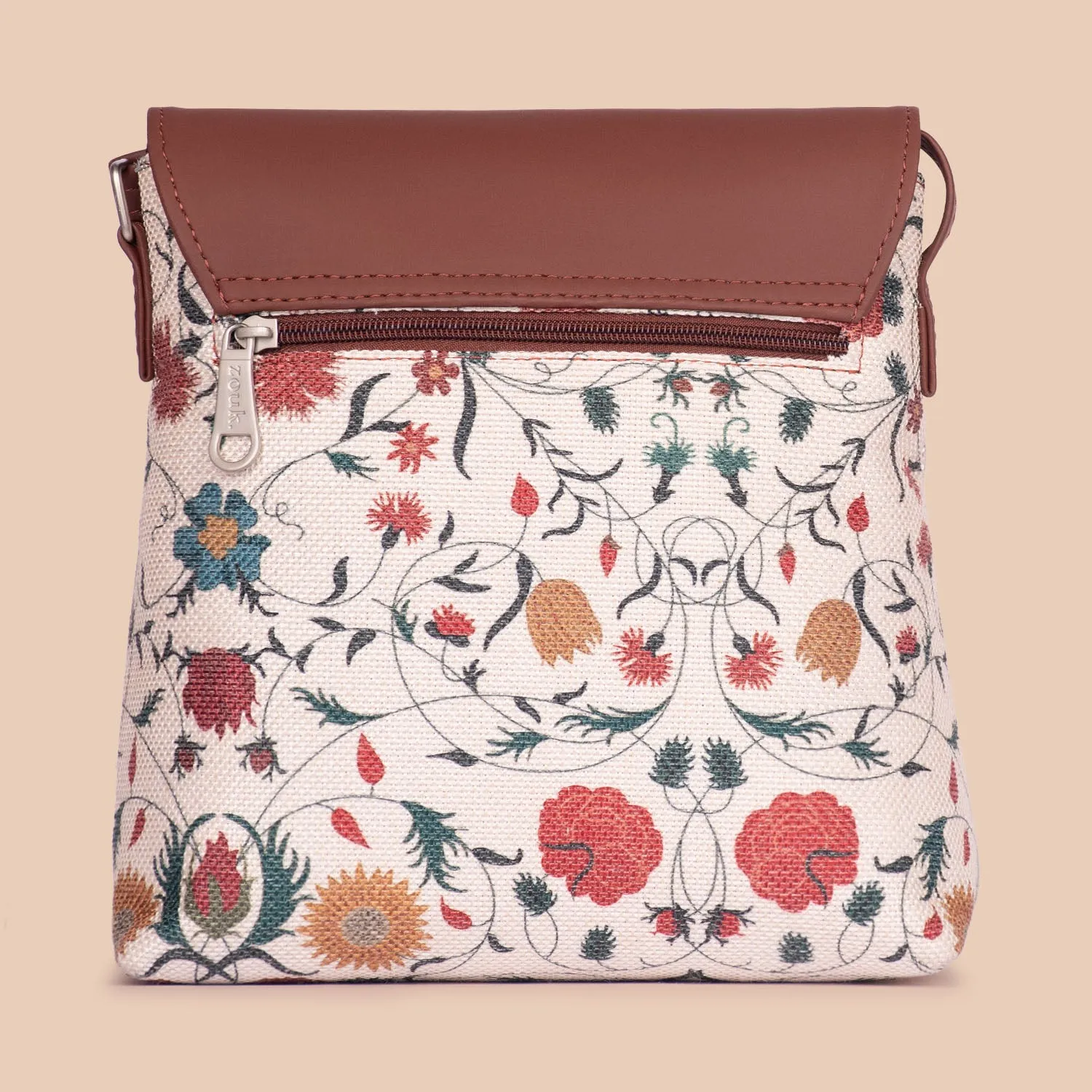 Junagarh Florals Flap Sling Bag
