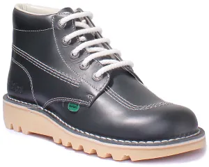 Kickers Kick Hi In Navy in Adults UK Size 6.5 - 12