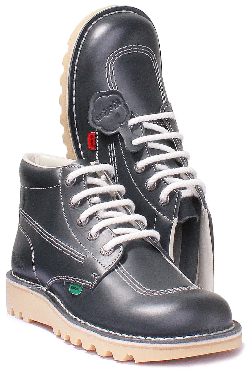 Kickers Kick Hi In Navy in Adults UK Size 6.5 - 12