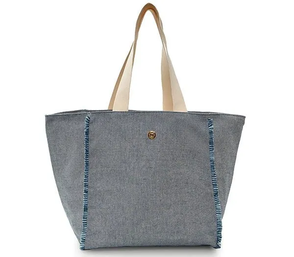 Kythira Canvas Beach Bag Denim