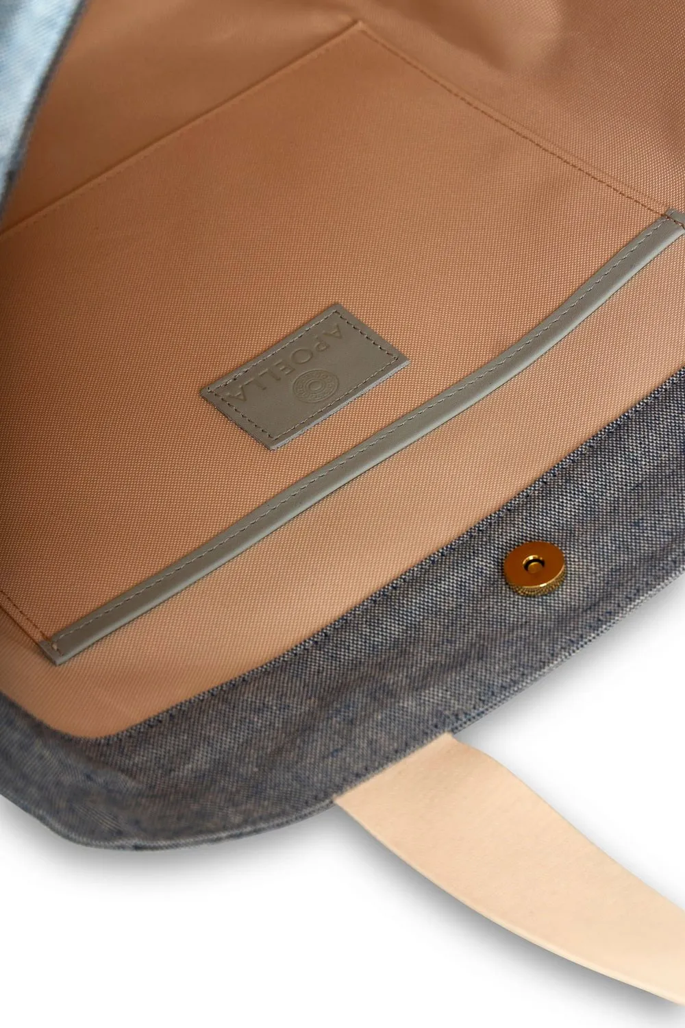 Kythira Canvas Beach Bag Denim
