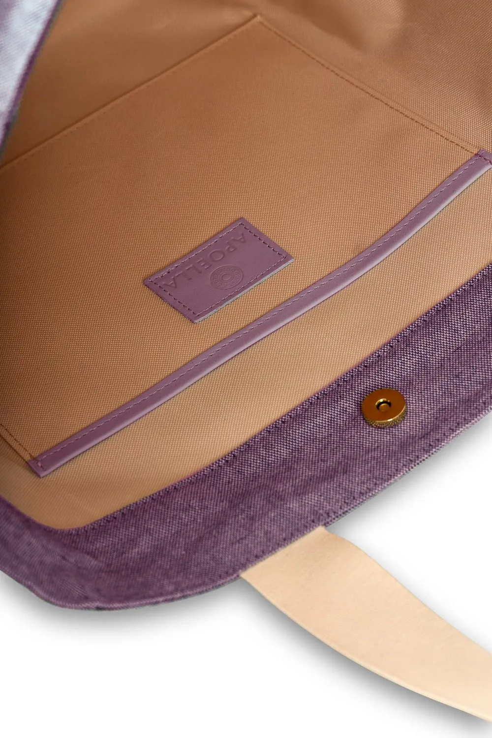 Kythira Canvas Beach Bag Lavender