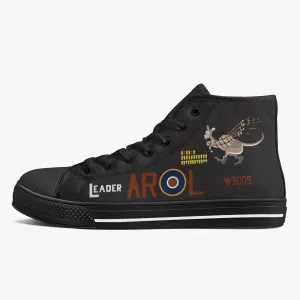 Lancaster "L for Leader" High Top Canvas Shoes  (Black)