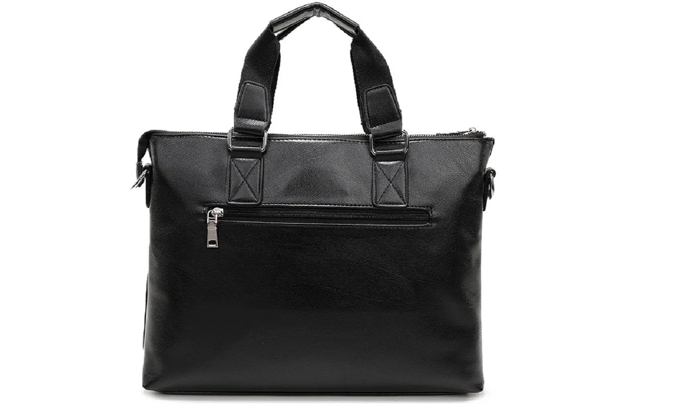 Leather Messenger Computer Laptop Handbag