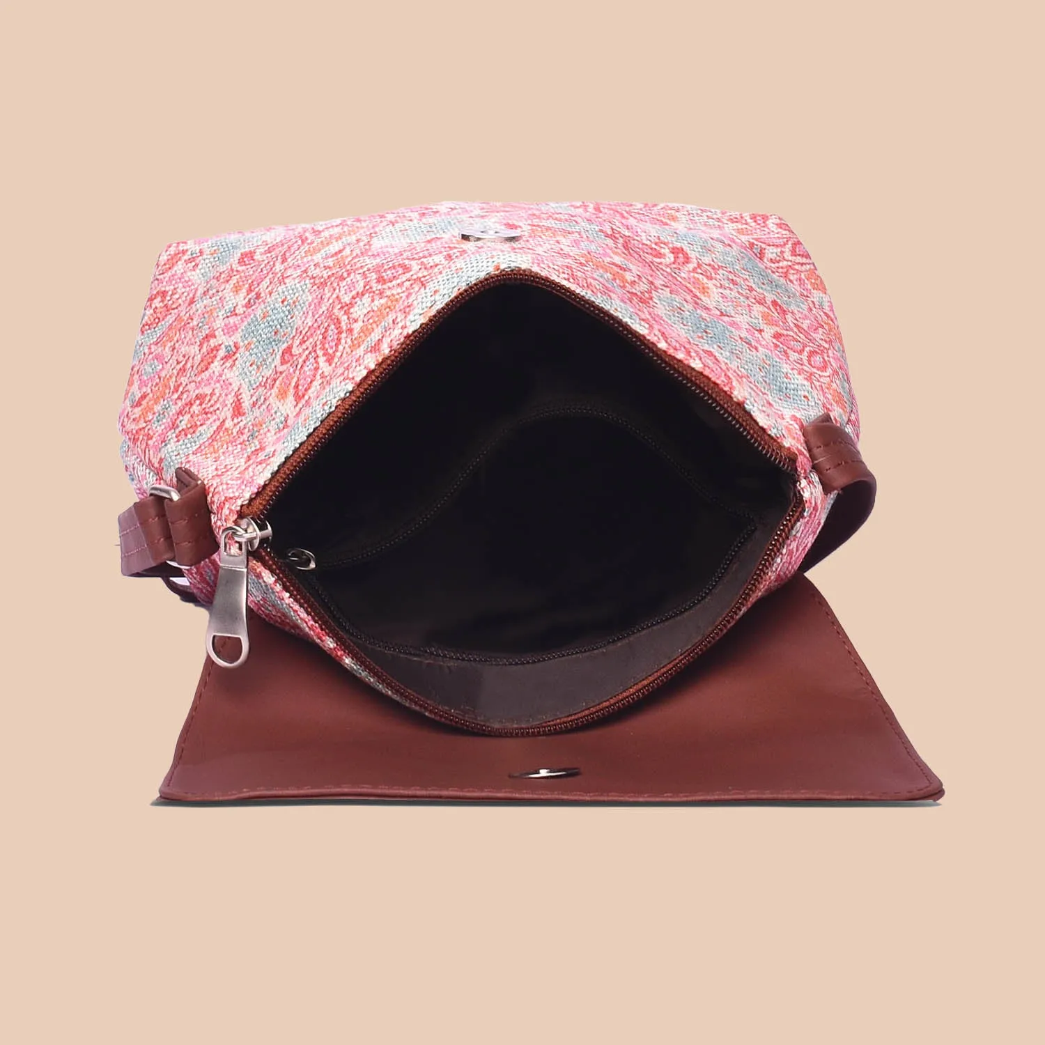 Mangalore Blossoms Flap Sling Bag