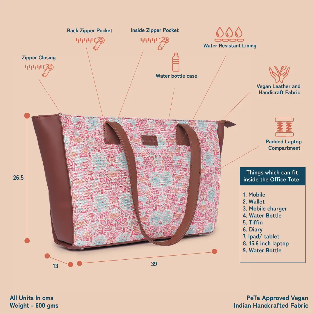 Mangalore Blossoms Office Tote Bag