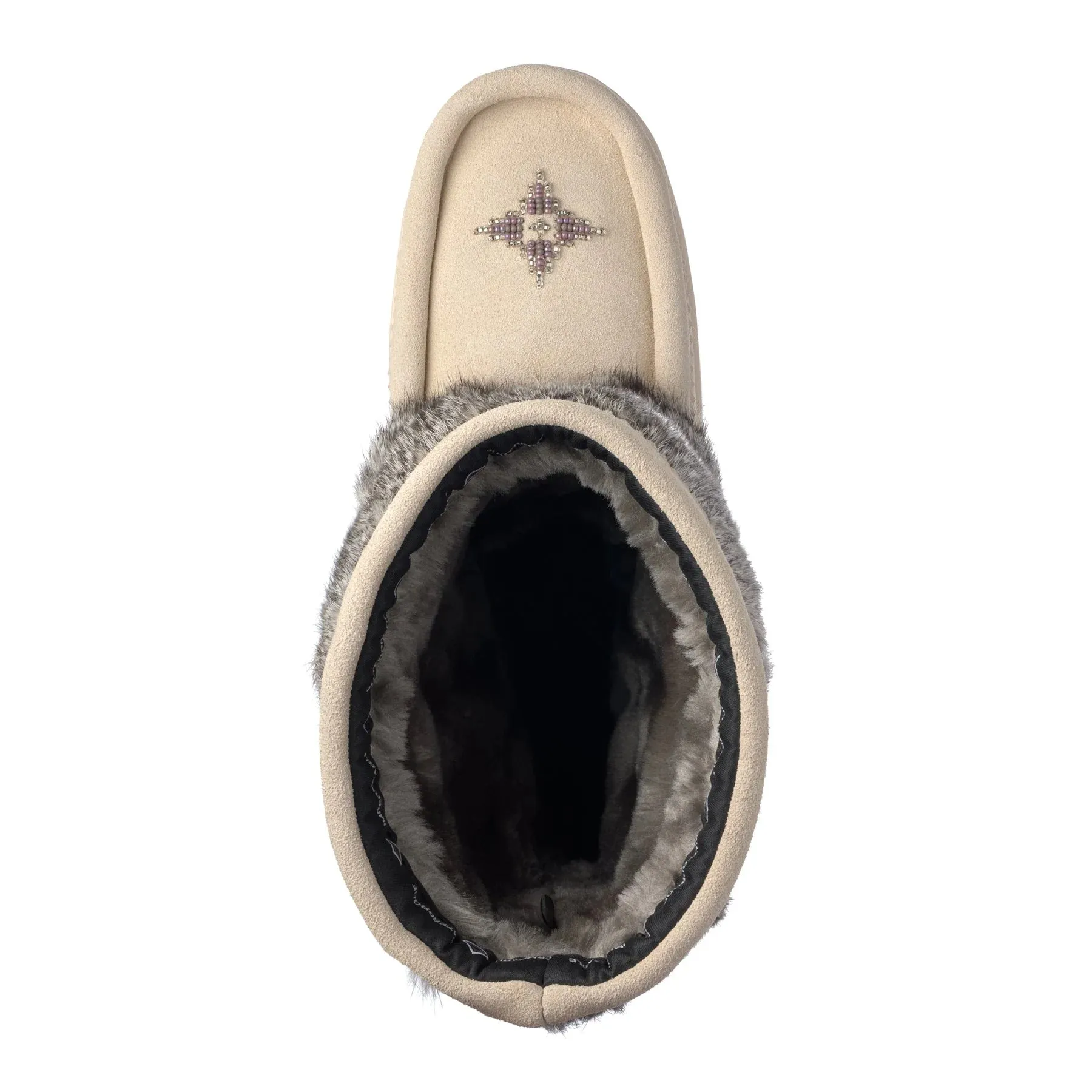 MANITOBAH MUKLUKS WOMEN'S WATERPROOF HALF SUEDE MUKLUK BOOT -  BIRCH