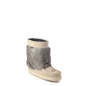 MANITOBAH MUKLUKS WOMEN'S WATERPROOF HALF SUEDE MUKLUK BOOT -  BIRCH