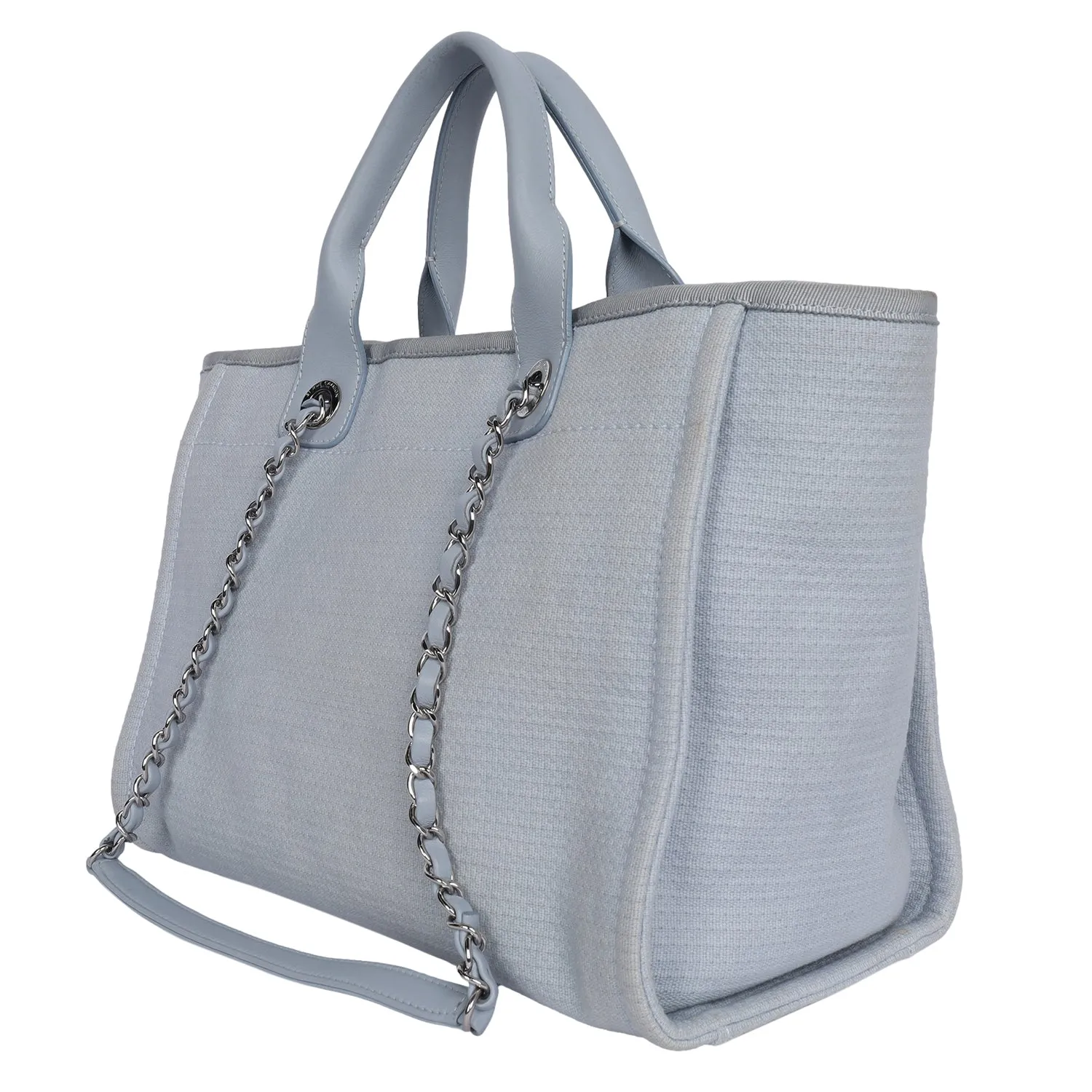 Medium Deauville Tote Baby Blue (Authentic Pre-Owned)