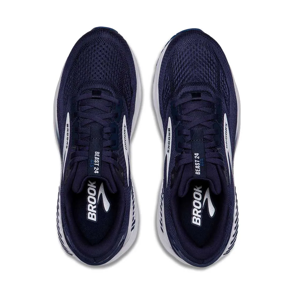Men's Beast GTS 24 Running Shoe - Peacoat/True Navy/White - Regular (D)