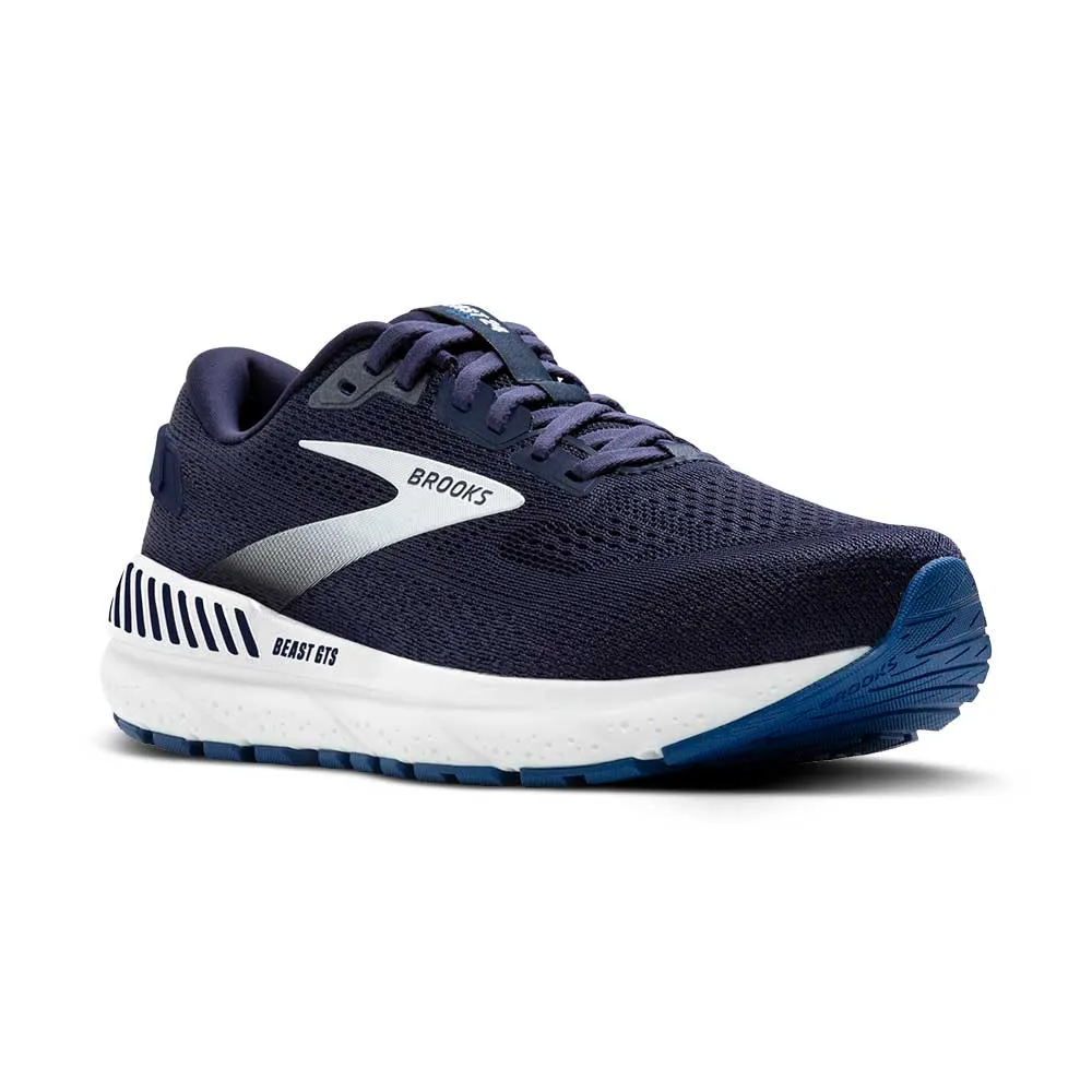 Men's Beast GTS 24 Running Shoe - Peacoat/True Navy/White - Regular (D)