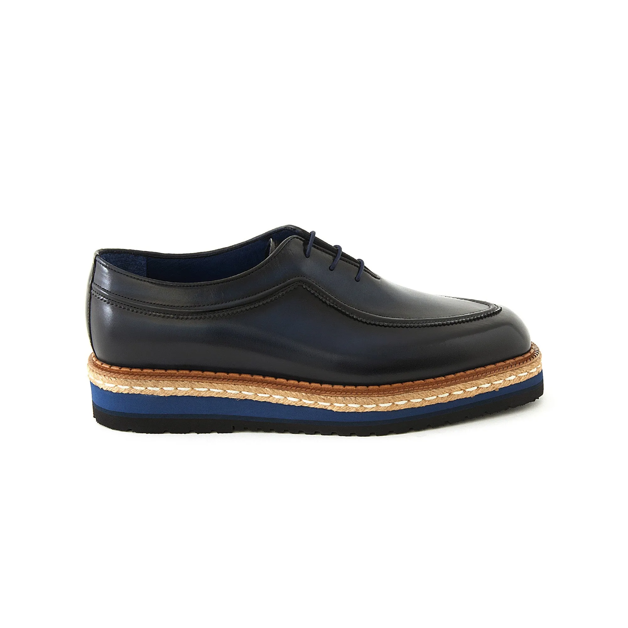 Men's Calf Leather Lace Up Handmade Oxford M7028
