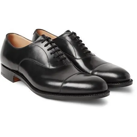 Men's Classic Black Leather Lace Up Formal Shoes