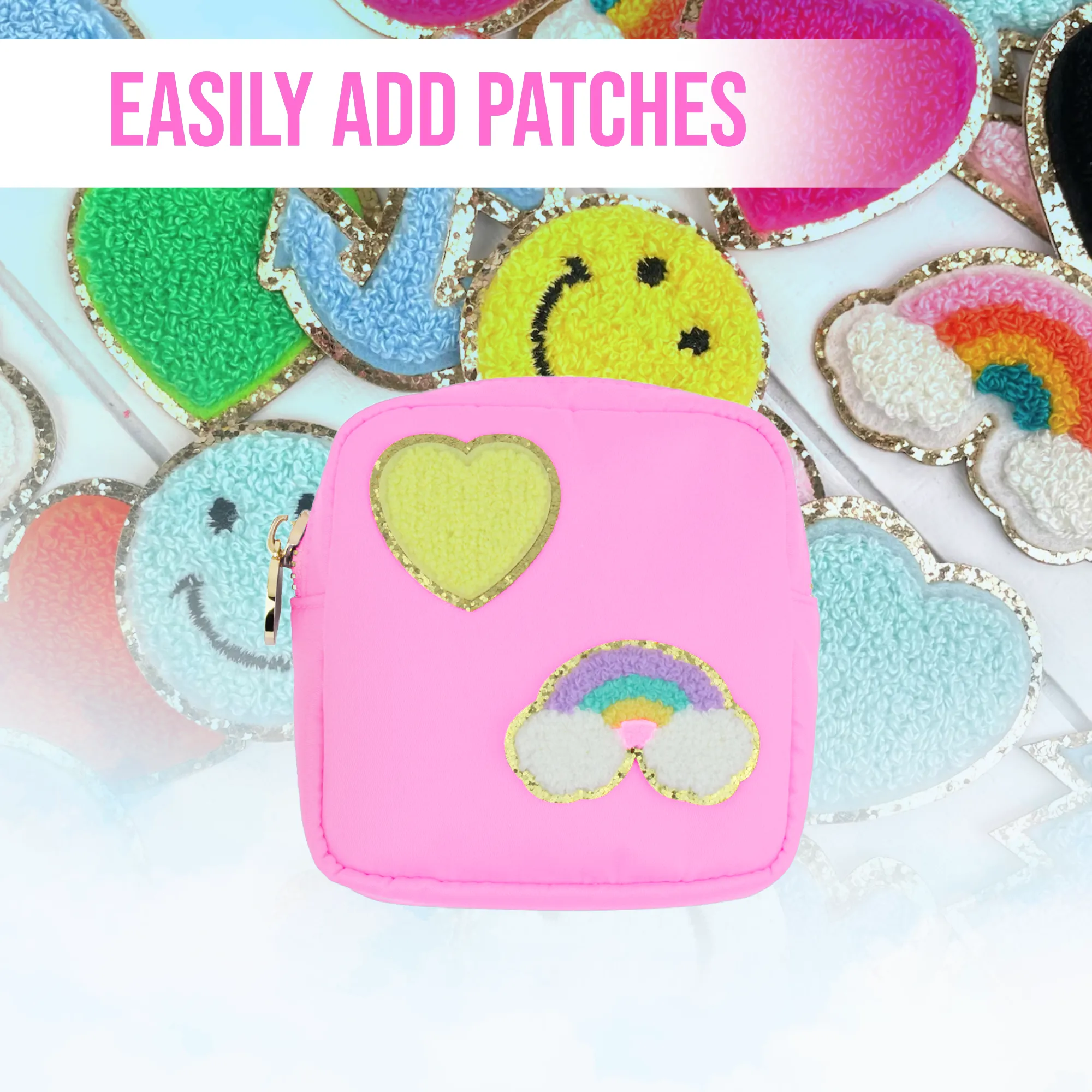 Mini Makeup Bag For Purse - Pink Pouch - Coin Purse Wallet For Women
