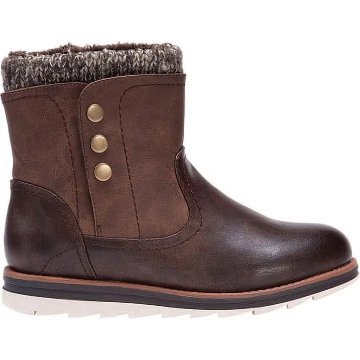 Muk Luks Women's Hope Ankle Boots  Color Brown Size 10M