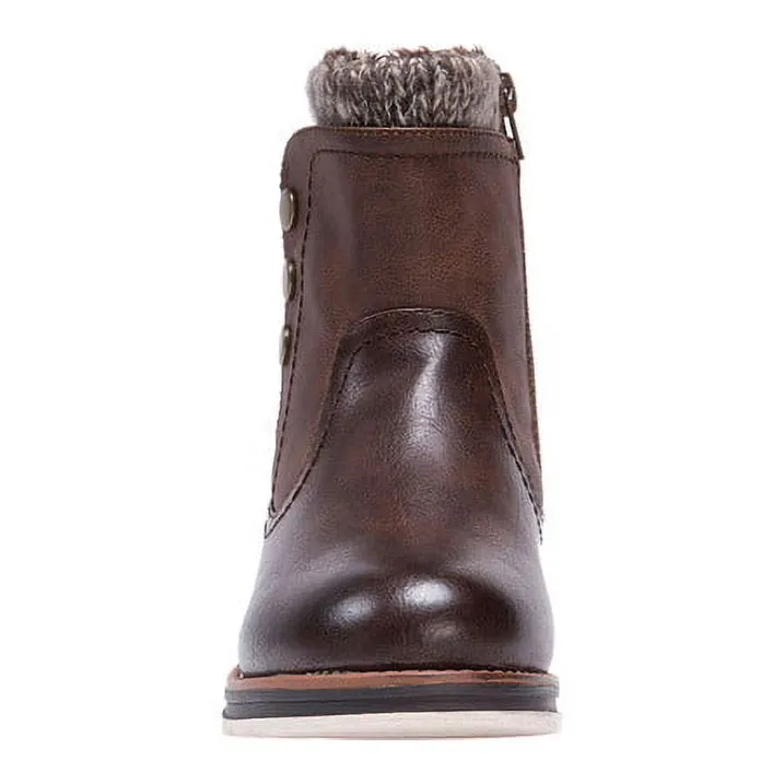 Muk Luks Women's Hope Ankle Boots  Color Brown Size 10M