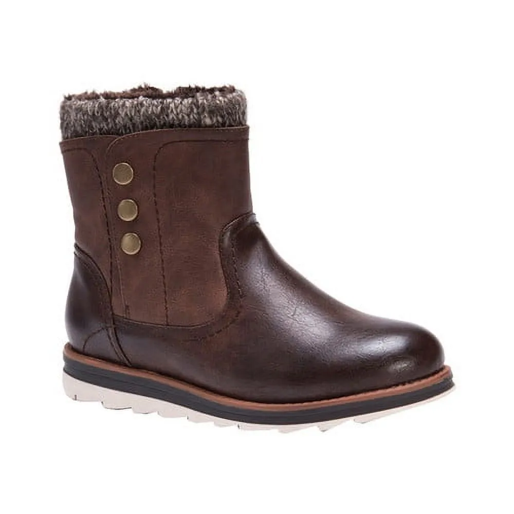 Muk Luks Women's Hope Ankle Boots  Color Brown Size 10M