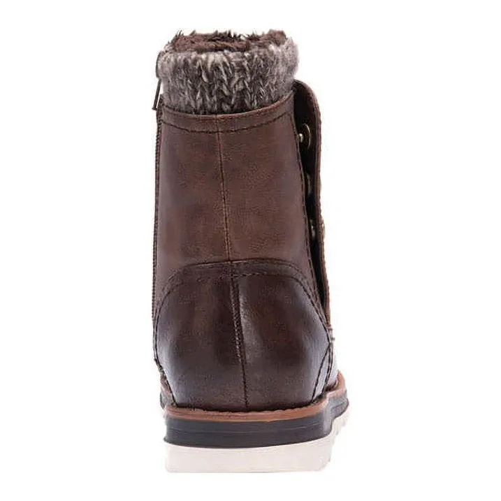 Muk Luks Women's Hope Ankle Boots  Color Brown Size 10M