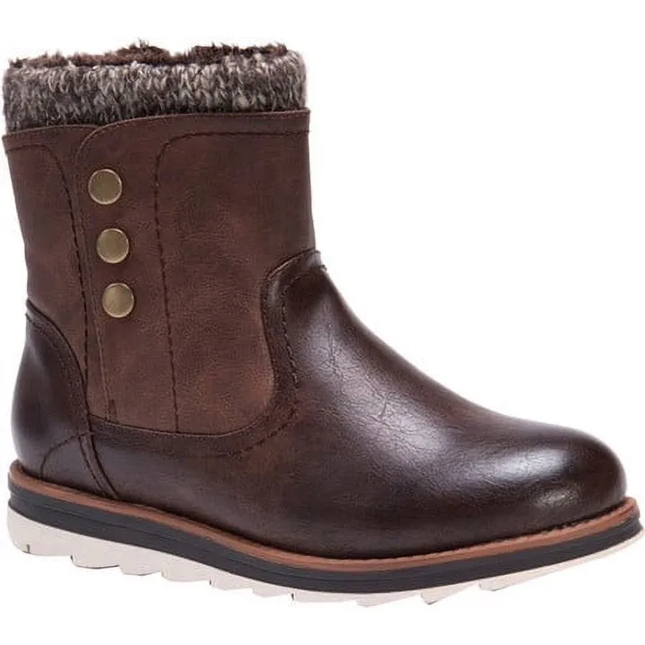 Muk Luks Women's Hope Ankle Boots  Color Brown Size 10M