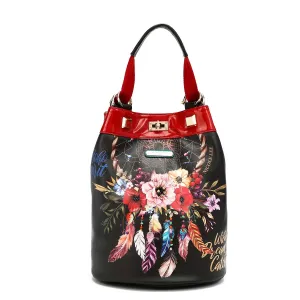 MULTIFUNCTIONAL BUCKET BAG BACKPACK