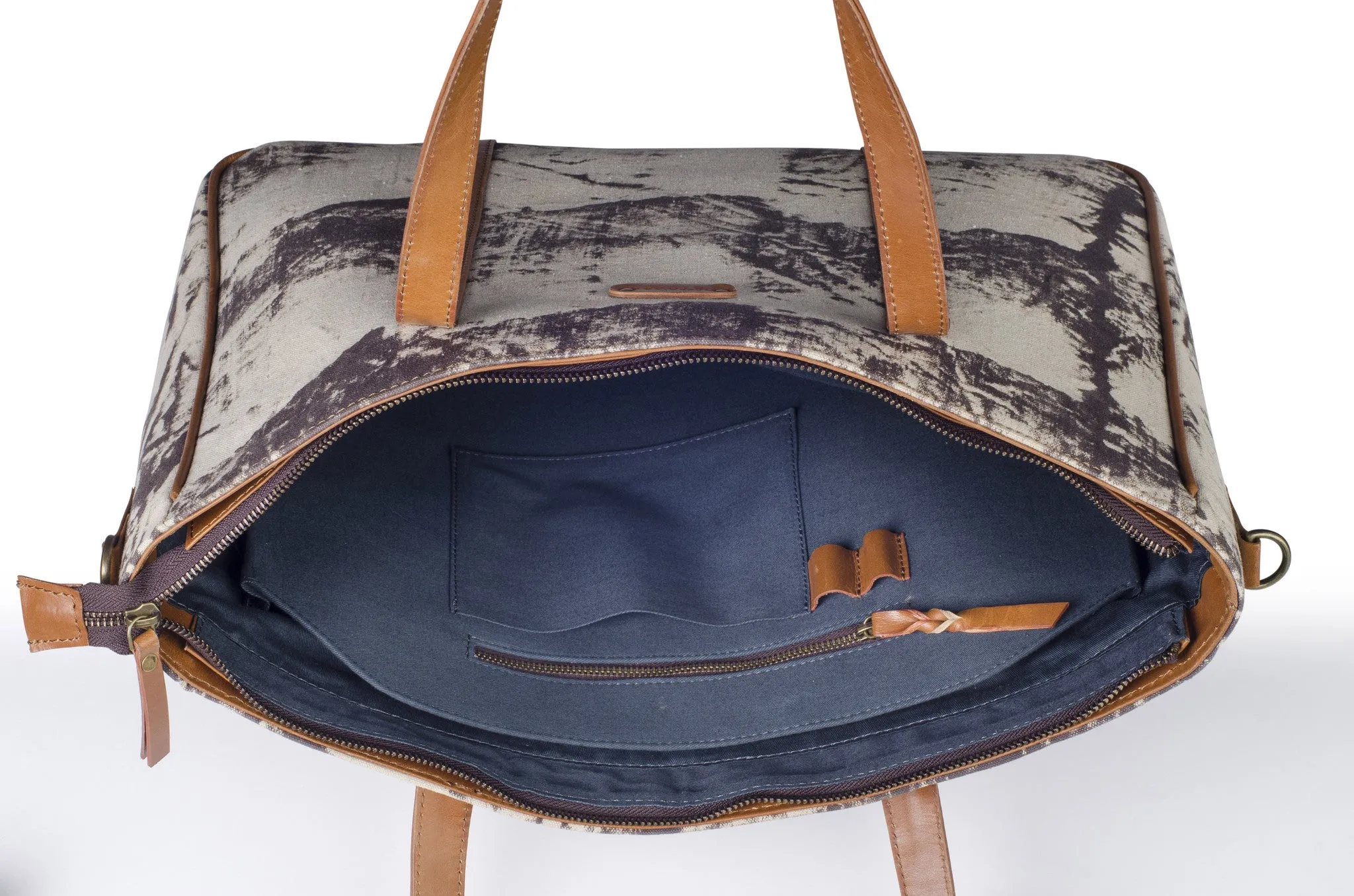 Office Handbag- Grey Scratch