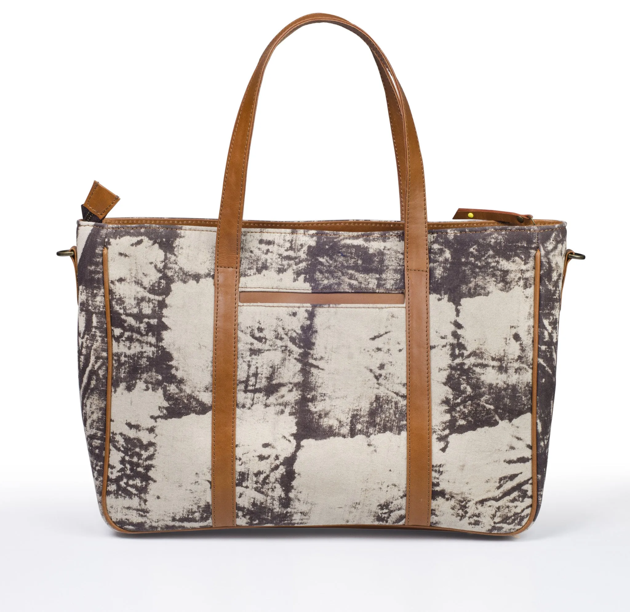 Office Handbag- Grey Scratch