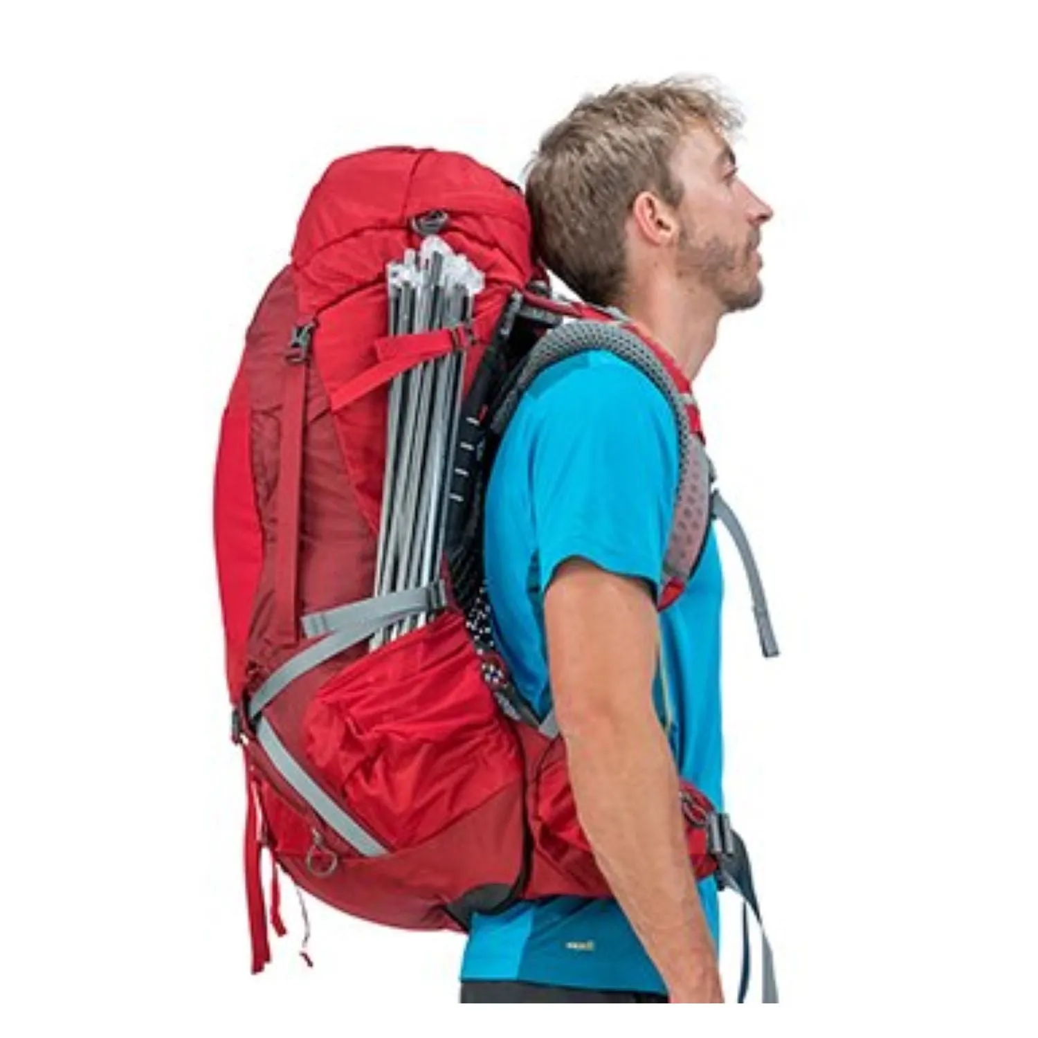 Osprey Atmos AG 65 Backpack with Raincover - Large - Men's Backpacking