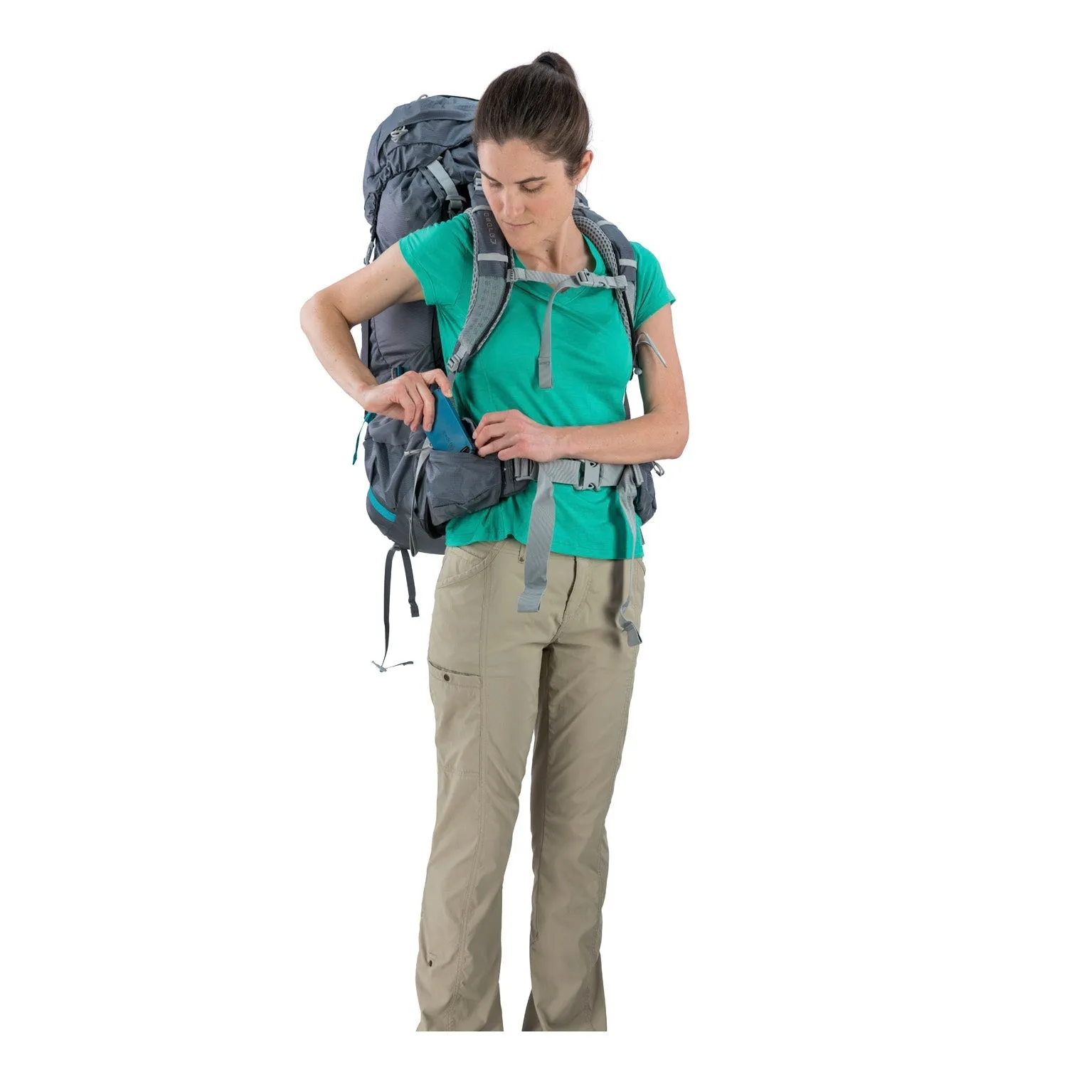 Osprey Aura AG 65 Backpack with Raincover - Small - Women's Backpacking