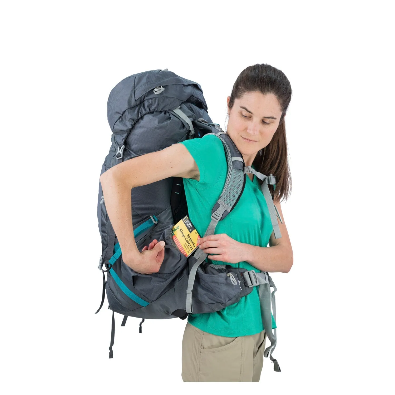 Osprey Aura AG 65 Backpack with Raincover - Small - Women's Backpacking
