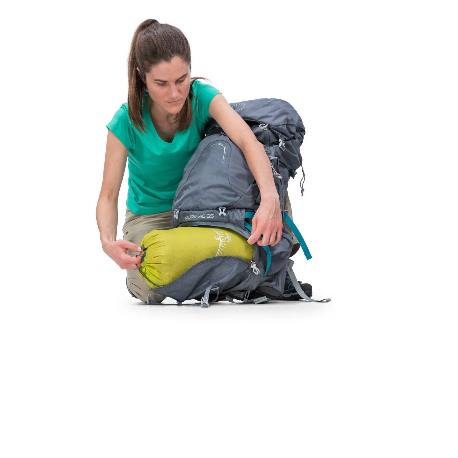 Osprey Aura AG 65 Backpack with Raincover - Small - Women's Backpacking