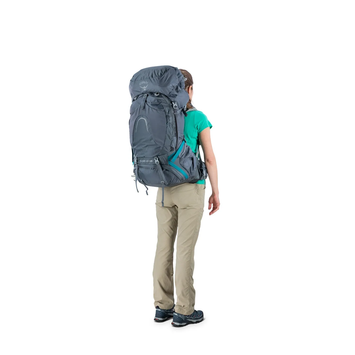 Osprey Aura AG 65 Backpack with Raincover - Small - Women's Backpacking